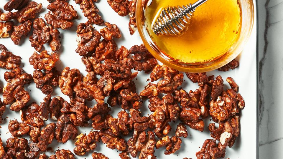 Honey Paprika Walnuts