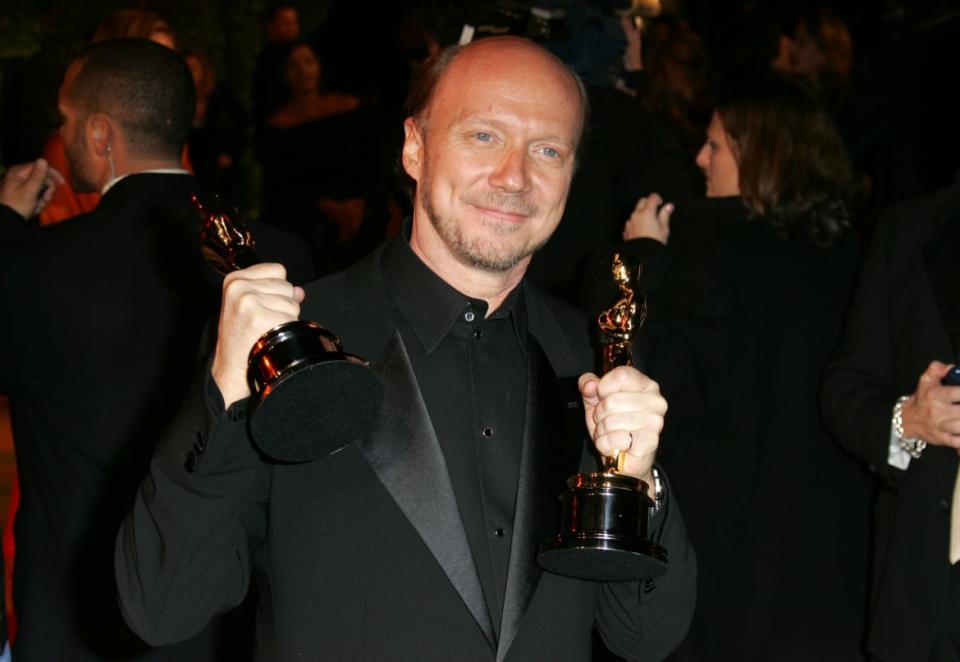 <div class="inline-image__caption"><p>Paul Haggis, who won Oscars for Best Picture and Best Original Screenplay for the movie <em>Crash</em>.</p></div> <div class="inline-image__credit">Toni Anne Barson Archive</div>