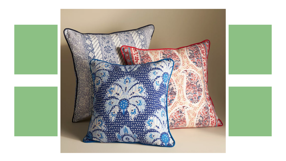 New throw pillows for your couch or armchair can be the décor upgrade you're on the hunt for.