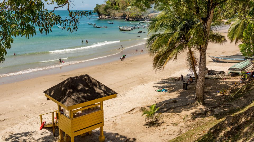 Las Cuevas is the largest beach on Trinidad's north coast. - John de la Bastide/Alamy