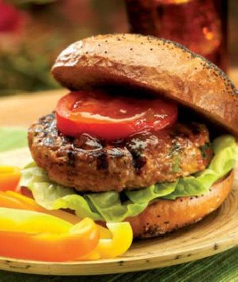 Try this flavorful curry turkey burger today!