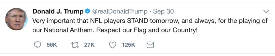 Donald Trump tweet