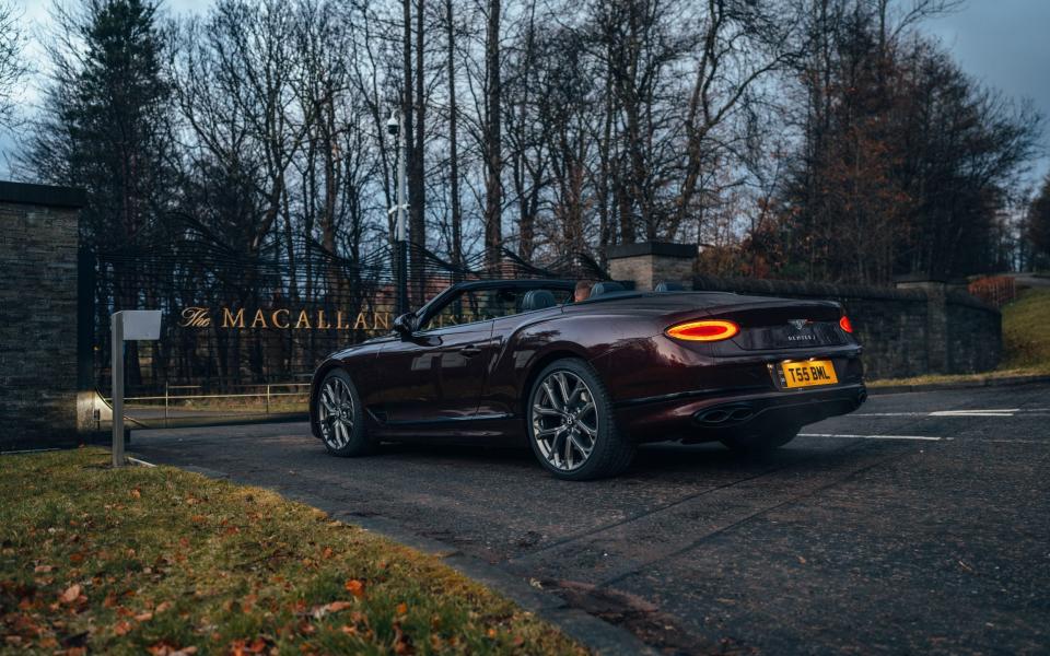 Bentley stops at the Macallan Gate