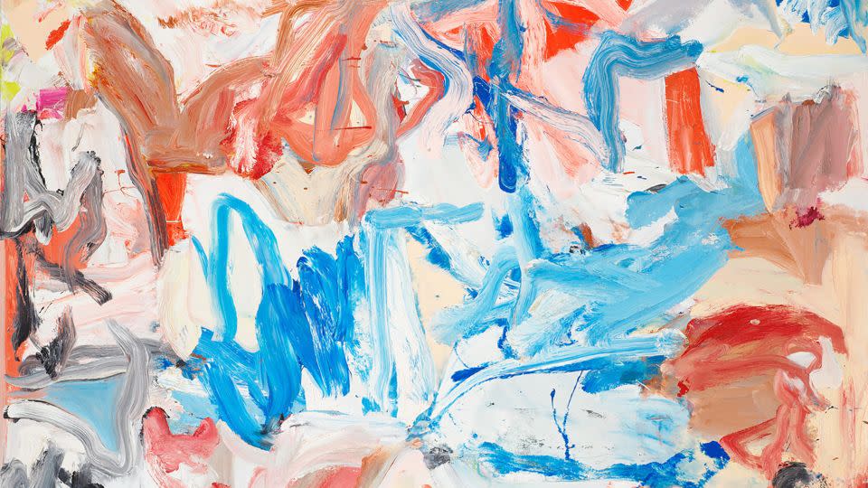 The show at Gallerie dell’Accademia will include 75<em> </em>Willem de Kooning works, including "Screams of Children Come from Seagulls (Untitled XX)," 1975. - The Willem de Kooning Foundation