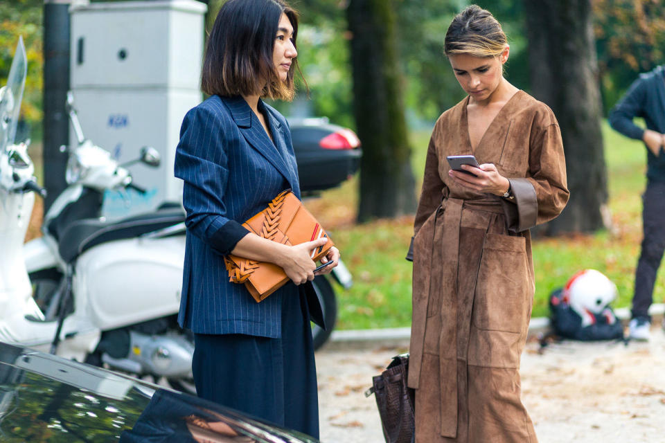 <p>Miroslava Duma (right)</p>