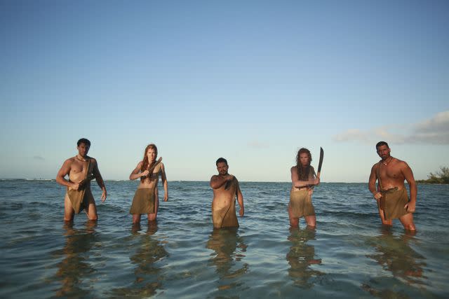 Discovery Channel Matt, Amber, Alex, Serena, and Jeff of 'Naked and Afraid'