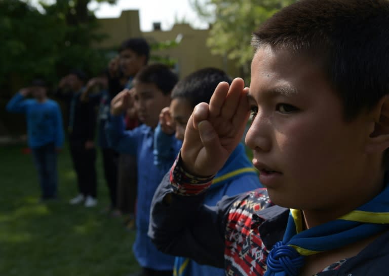 Afghan orphans salute before taking part in a quiz at the Physiotherapy and Rehabilitative Support for Afghanistan (PARSA) NGO which supports vulnerable women and children in Kabul on May 5, 2016 Prince was famous worldwide for his music and extravagant outfits, but he was also a secret philanthropist in war-torn Afghanistan, quietly donating thousands to Scout masters caring for young orphans, a charity told AFP May 5. The pop icon, who died suddenly last month at the age of 57, gave tens of thousands of dollars to Physiotherapy and Rehabilitative Support for Afghanistan (PARSA), an NGO supporting vulnerable women and children, according to its executive director