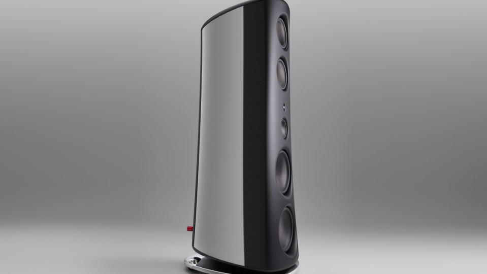 Magico M7 press shot in a room