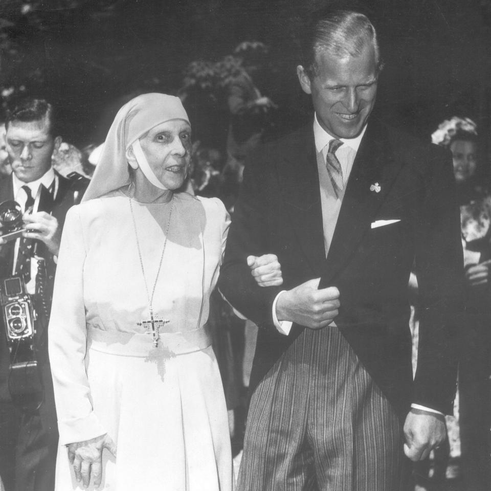 Prince Philip visits his mother Alice Von Battenberg - Alamy Stock Photo 