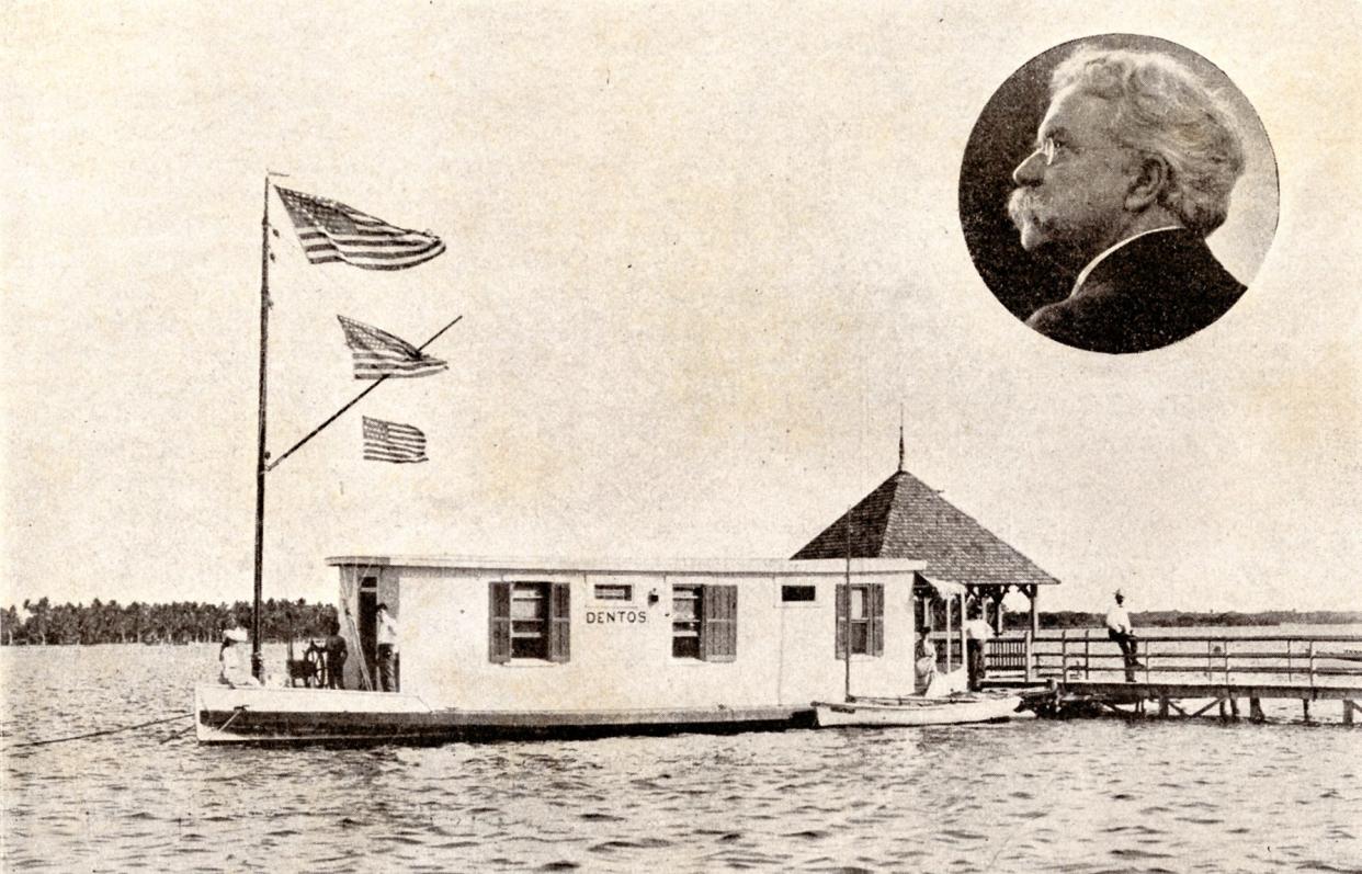 The Dentos, a yacht with an equipped dental practice onboard, traveled up and down Florida's east coast to serve patients in the late 1890s and early 1900s.