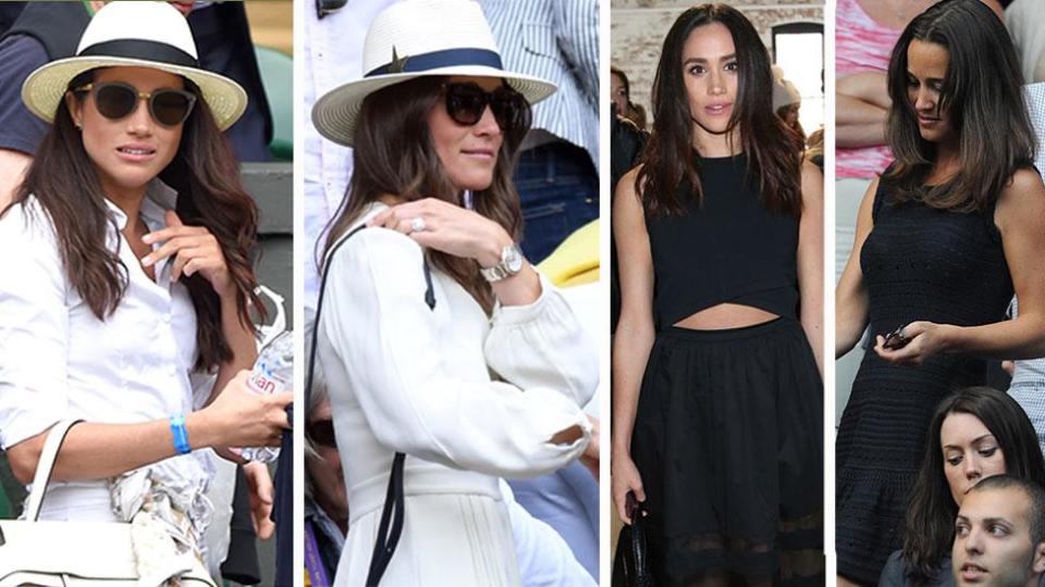 Meghan and Pippa are unlikely style twins