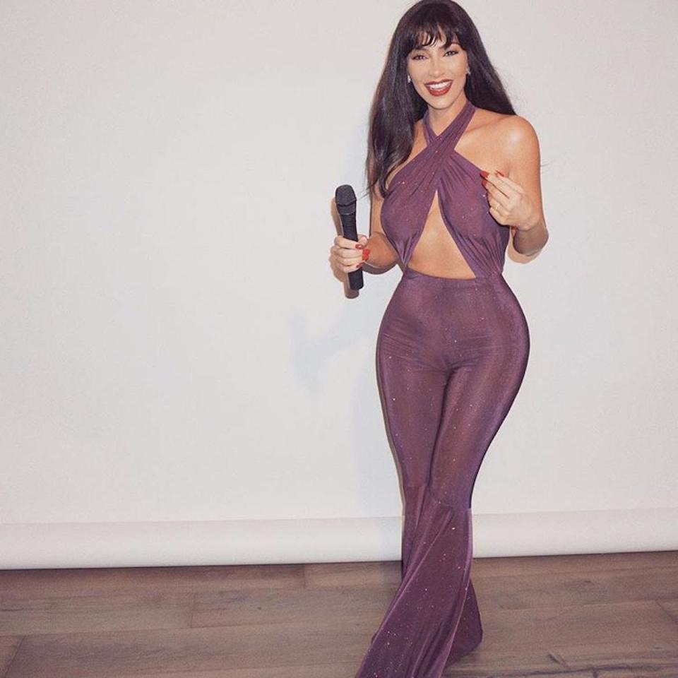 kim kardashian selena costume