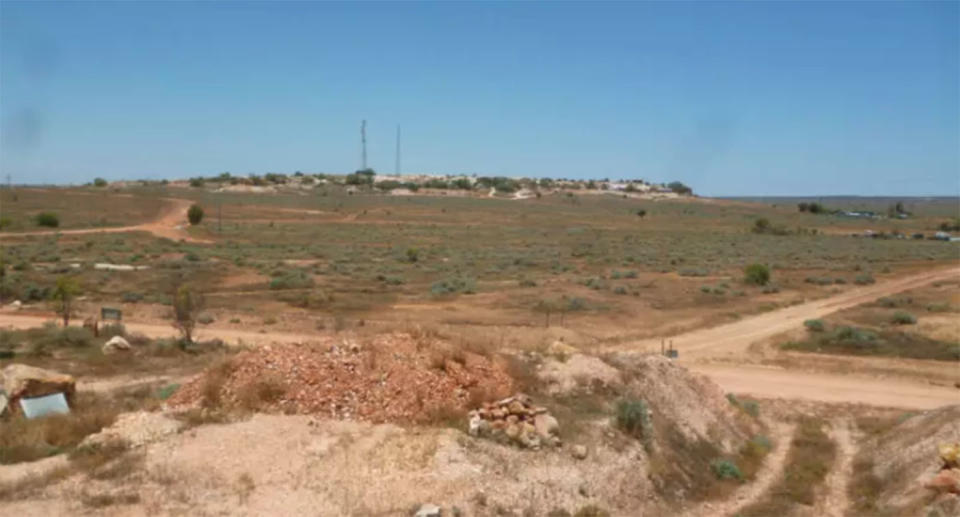 The dugout site is in the former opal mining community of White Cliffs, where about 200 people live. Source: Gumtree