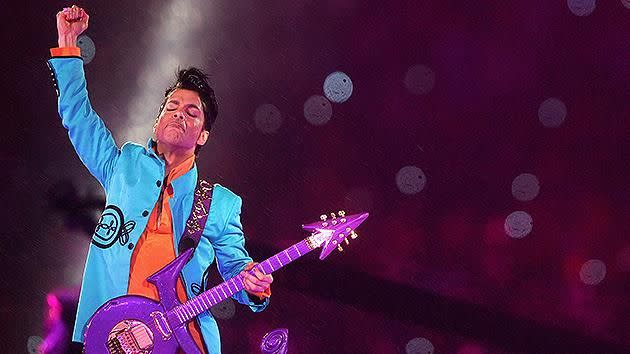 Prince at Super Bowl XL!. Pic: Getty