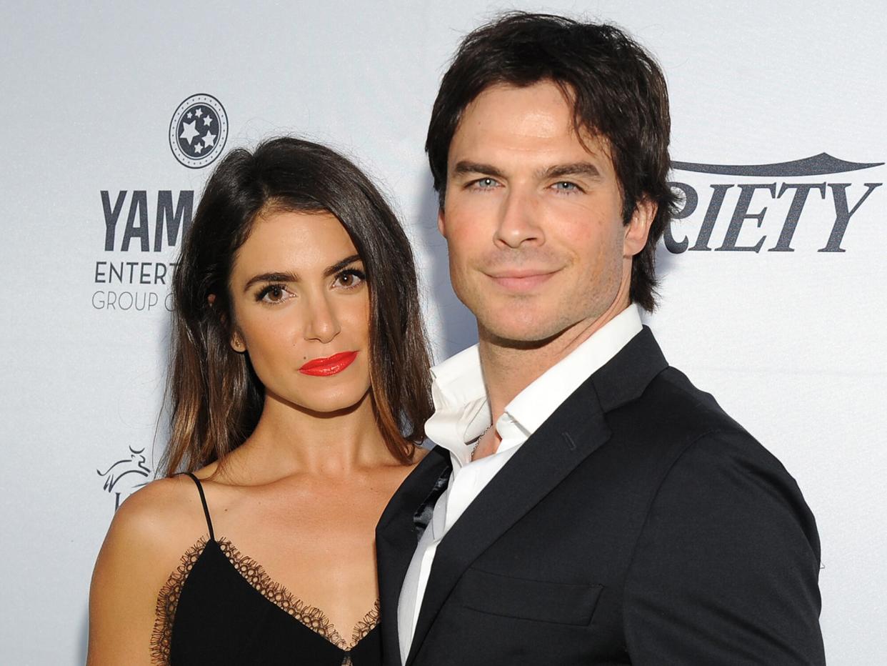 Nikki Reed and actor Ian Somerhalder attend Heifer International’s 4th Annual Beyond Hunger Gala at the Montage on September 18, 2015 in Beverly Hills, California. Heifer International works to end hunger and poverty while caring for the Earth