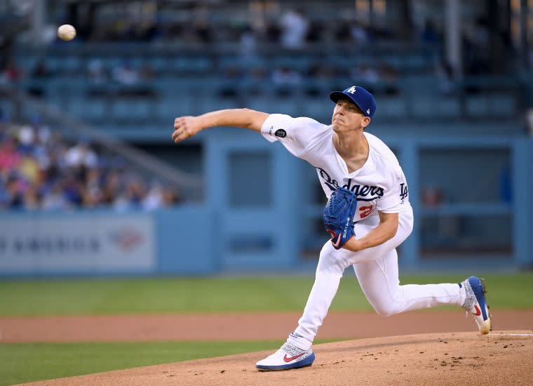 道奇先發少主畢爾勒（Walker Buehler），本季前7次出場獲得4勝1敗，ERA還是相當漂亮的2.81、WHIP也還有1.18的水準。法新社