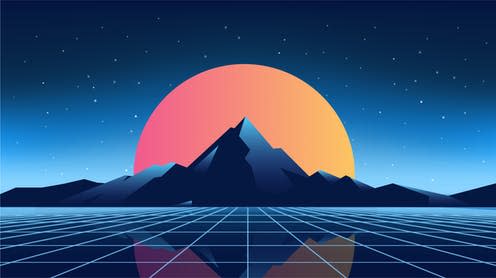 <span class="caption">Future shock. </span> <span class="attribution"><a class="link " href="https://www.shutterstock.com/image-vector/retro-scifi-background-mountains-futuristic-vector-1251705394?src=nJ80-yArk5bV_kTb52JZCQ-1-26" rel="nofollow noopener" target="_blank" data-ylk="slk:EvojaMaps;elm:context_link;itc:0;sec:content-canvas">EvojaMaps</a></span>