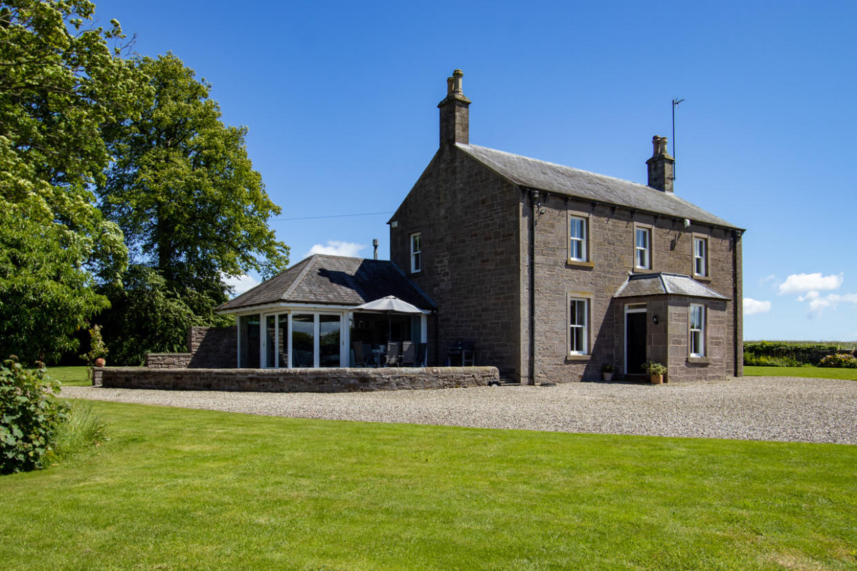 You can get over 3,200 square feet of living space for under £500,000 with this Scottish home. Photo: Savills