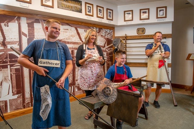 The National Museum of Cambridge Glass draws tourists from all over the country for its Cambridge Glass Show in June.