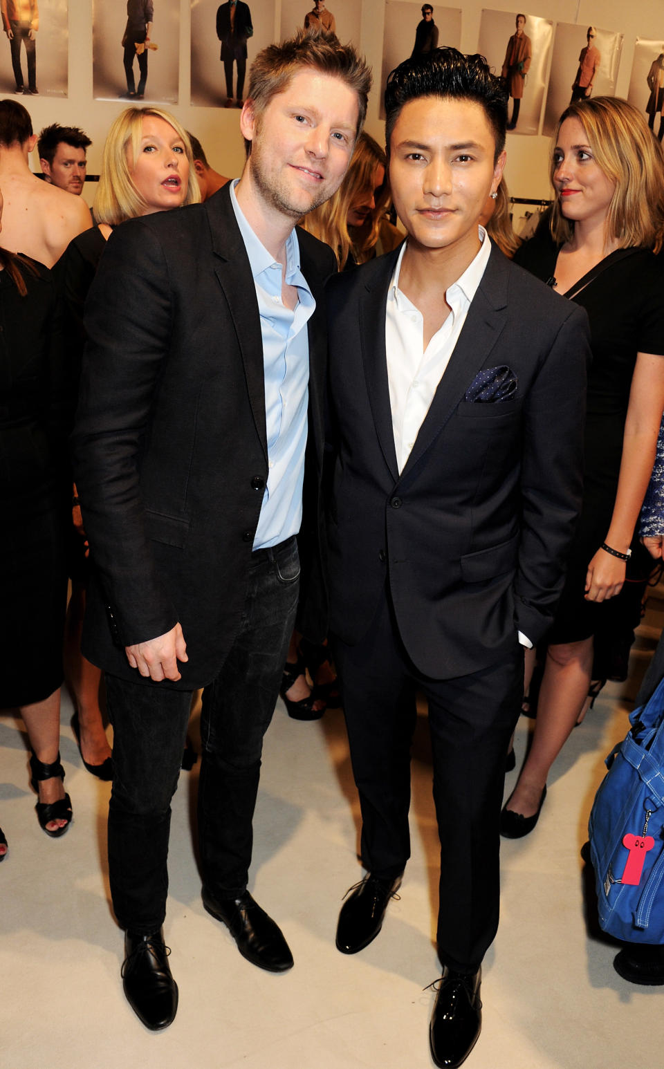 Burberry former Chief Creative Officer Christopher Bailey and Chen Kun