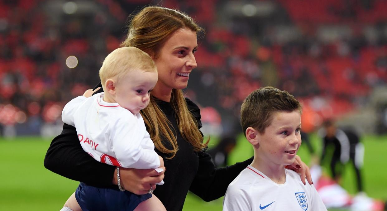 Coleen Rooney has shared a sweet video of her children exercising to Joe Wick's virtual PE class (Getty Images)