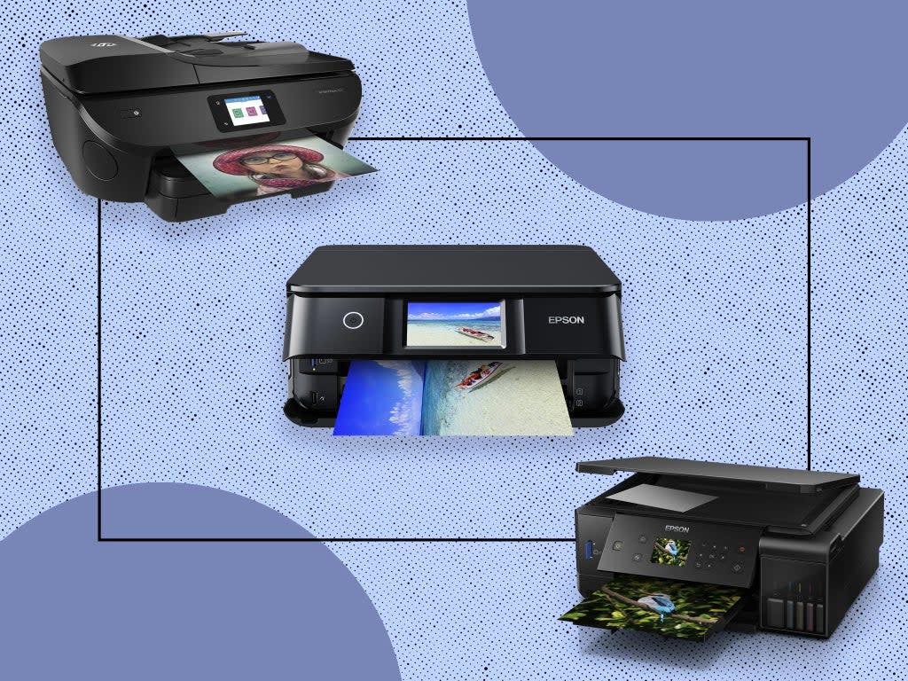 A photo printer will often have as many as six cartridges to add extra subtlety and realism when printing photos (iStock/The Independent)