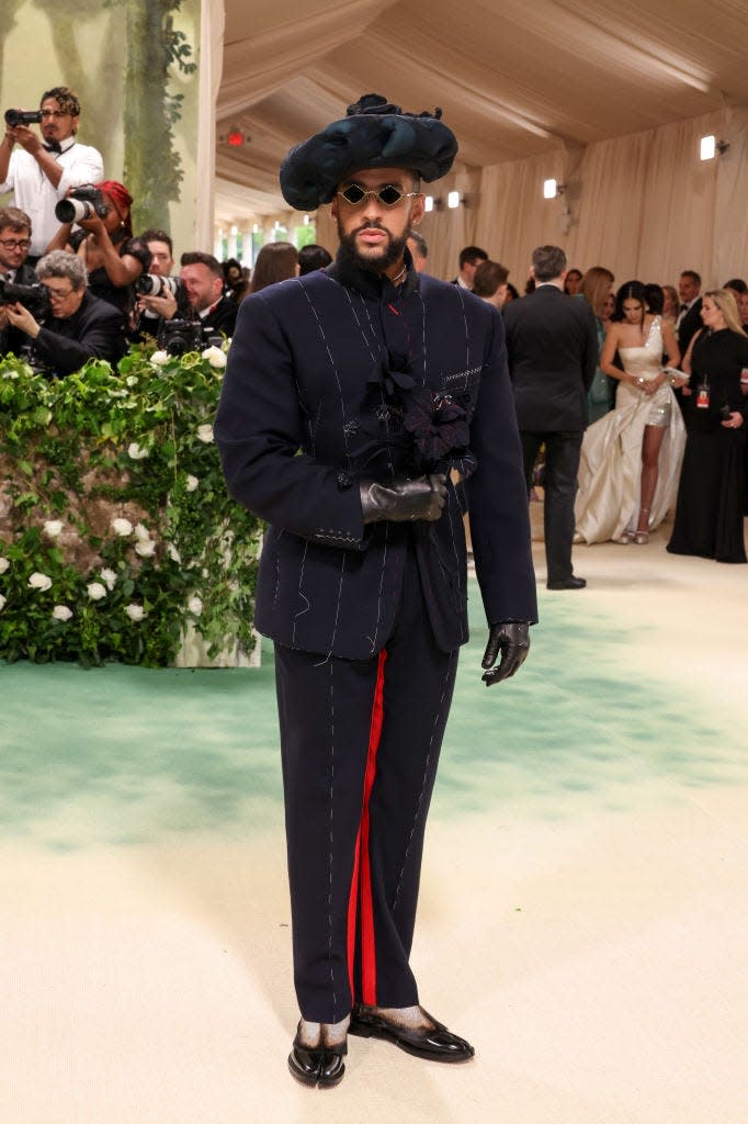 Bad Bunny attends the 2024 Met Gala.