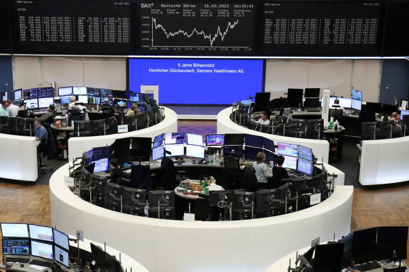 German share price index DAX graph is pictured at the stock exchange in Frankfurt