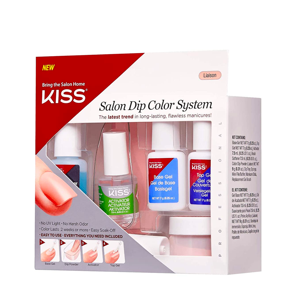 8) Kiss Salon Dip Color System Kit