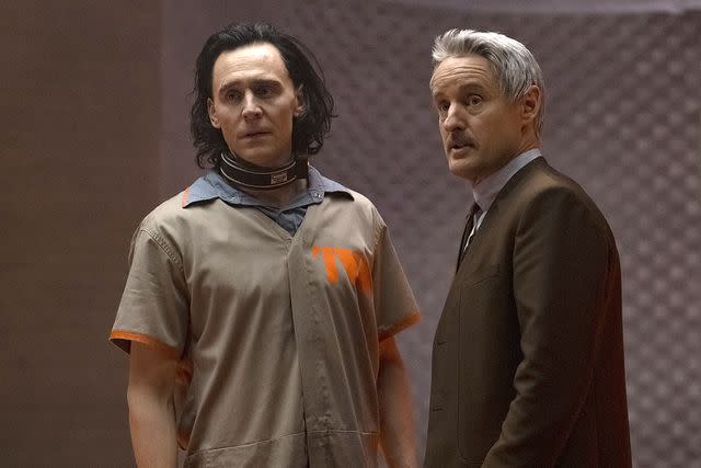 Courtesy of Marvel Studios Tom Hiddleston and Owen Wilson in 'Loki'