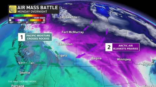 PR air mass clash Feb 19 2023 PM update