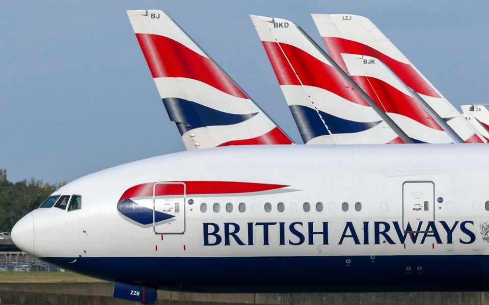 British Airways plane - Steve Parsons/PA Wire