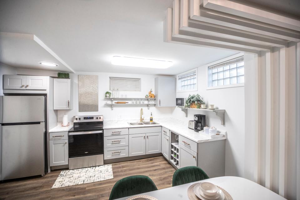 The kitchen in Ben and Whitney Wilson's Louisville home. April 6, 2022