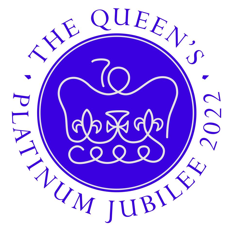 Edward Roberts’ winning design for the Queen’s Platinum Jubilee. Buckingham Palace