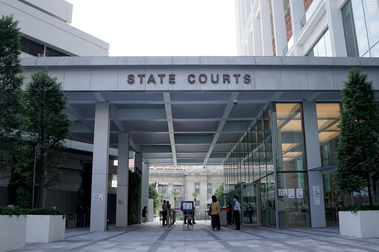 Singapore's State Courts seen on 21 April 2020. (PHOTO: Dhany Osman / Yahoo News Singapore)