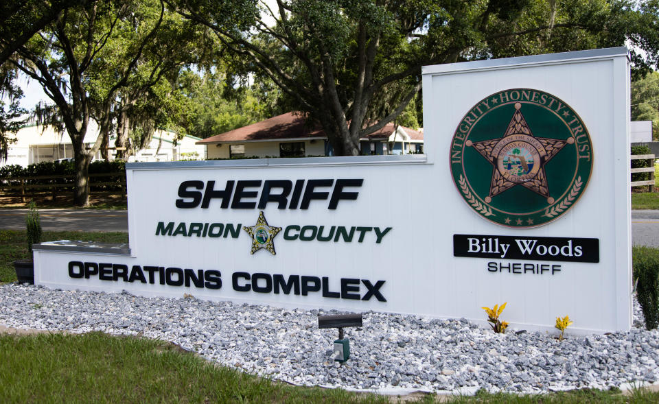 Entrance to Marion County Sheriff Operations Complex Thursday June 30, 2022. [Doug Engle/Ocala Star Banner]2022