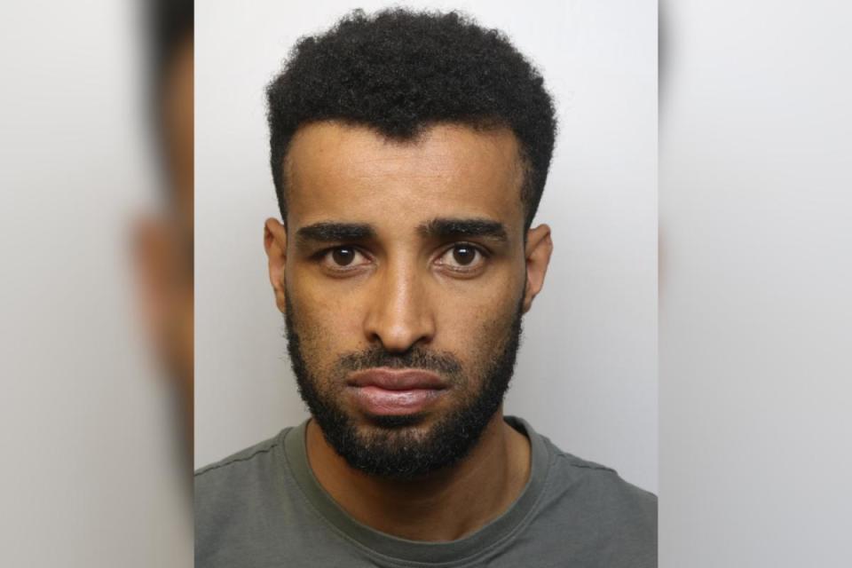 Hailu Getemariam, 24, from Southend Lane, was found guilty of three counts of sexual assault at Inner London Crown Court on November 15, 2023 i(Image: BTP)/i