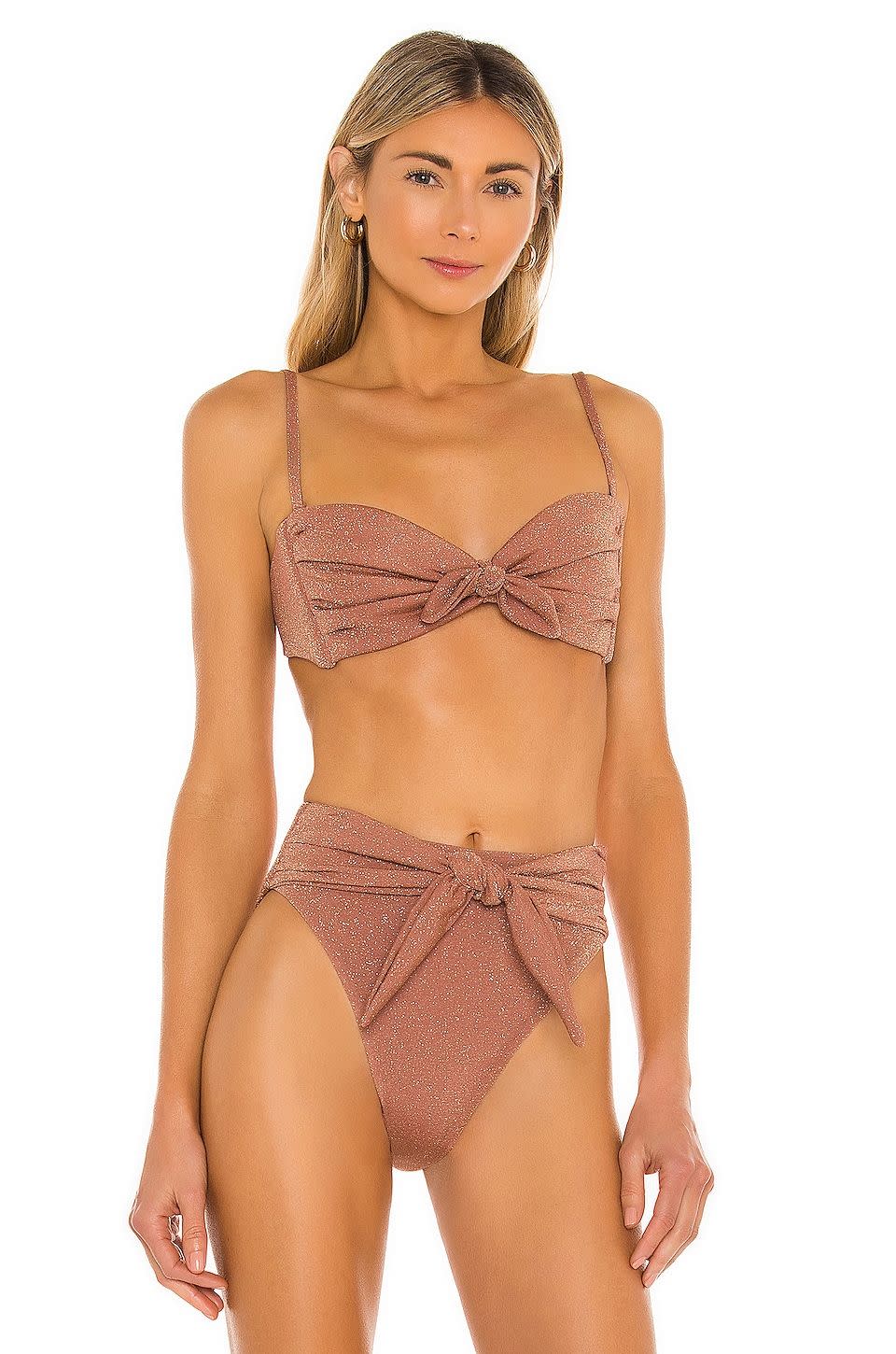 Montce Swim Strapless Cabana Bikini Top