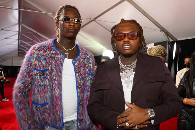 Young Thug Gunna Young Thug Gunna.jpg - Credit: Johnny Nunez/2021 BET Hip Hop Awards/Getty Images/BET