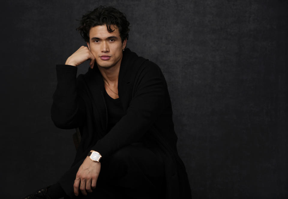 Charles Melton poses for a portrait on Monday, Nov. 20, 2023, in Los Angeles. Melton has been named one of The Associated Press' Breakthrough Entertainers of 2023. (AP Photo/Chris Pizzello)