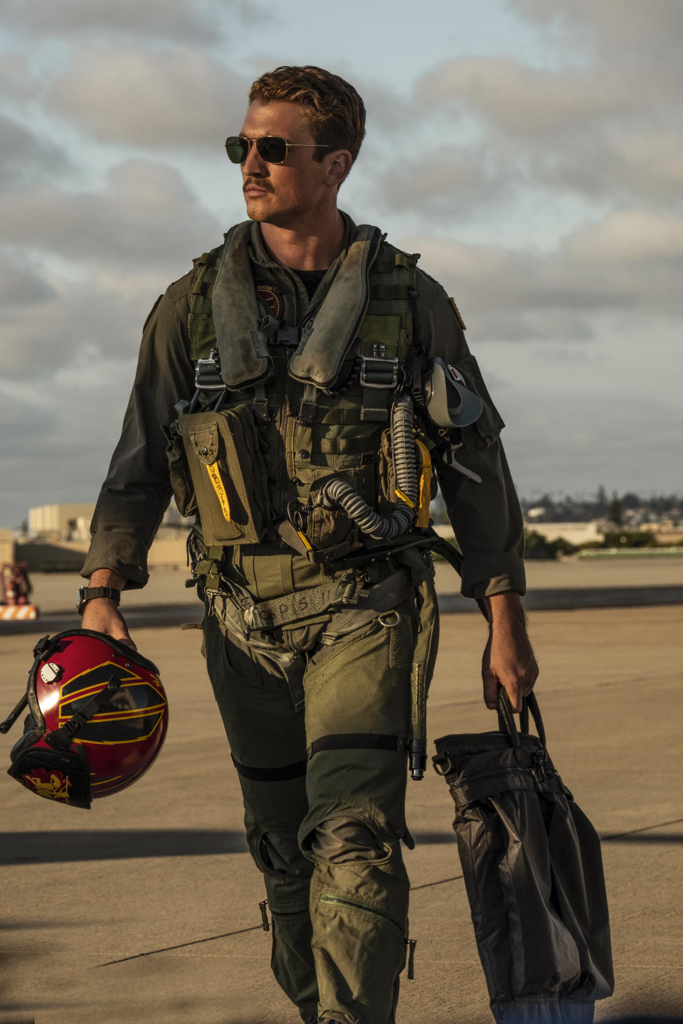 Miles Teller as Rooster in Top Gun: Maverick. (Paramount Pictures)
