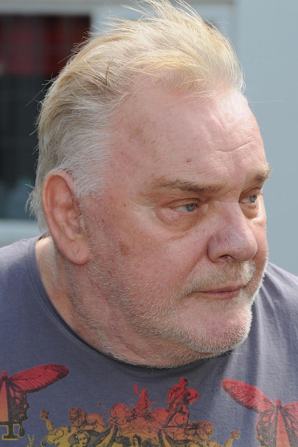 Freddie Starr outside his home in Warwickshire after the CPS confirmed that he will not be charged as part of Operation Yewtree due to insufficient evidence.   (Photo by PA Images via Getty Images)