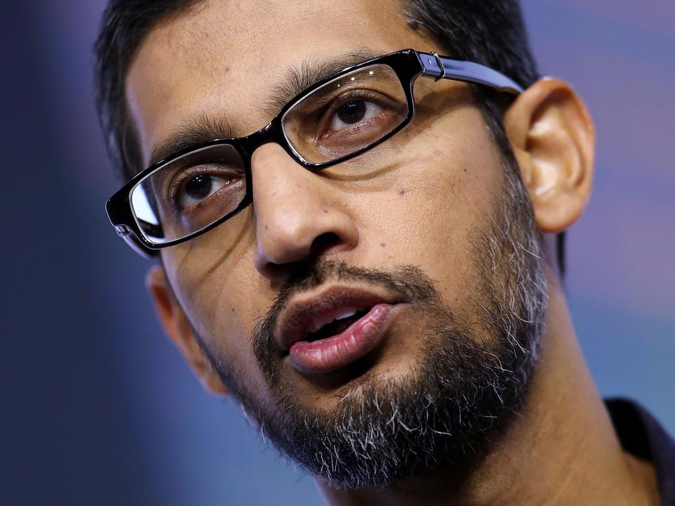 sundar pichai google ceo alphabet