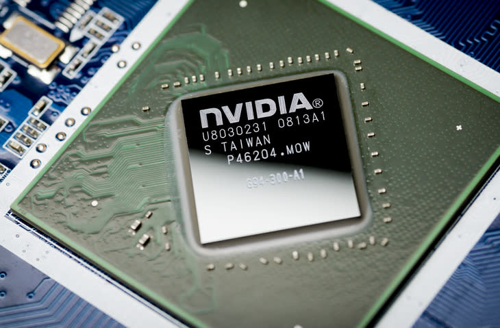 NVIDIA video chip on the motherboard.