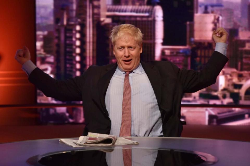 Boris Johnson called for Theresa May to 'finally show some steel and determination' (Jeff Overs/BBC/Getty Images)