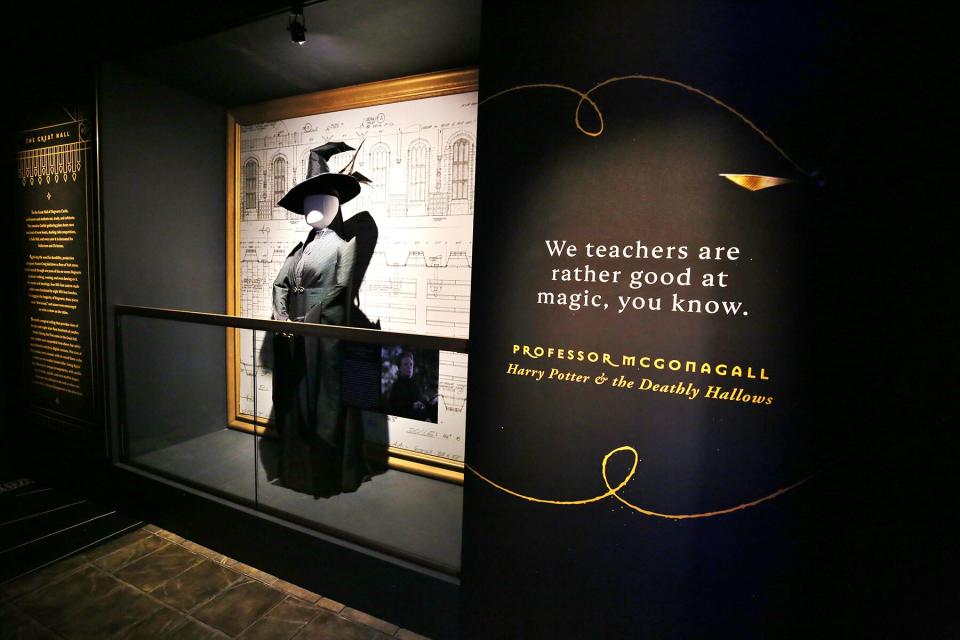 Professor McGonagalls robes at Harry Potter™: The Exhibition at Franklin Institute