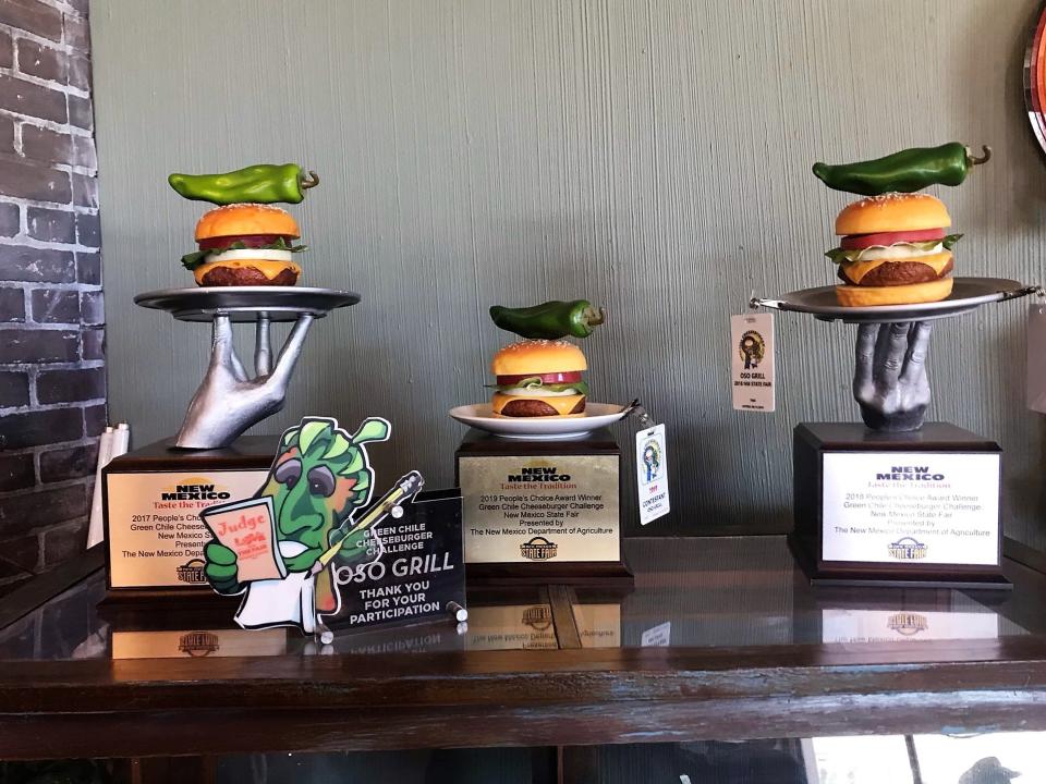 The Oso Grill in Capitan has won Best Green Chile Cheeseburger between 2017 and 2019 including winning the judge's prize two years. The restaurant is expanding to a gift shop called Oso Gifts