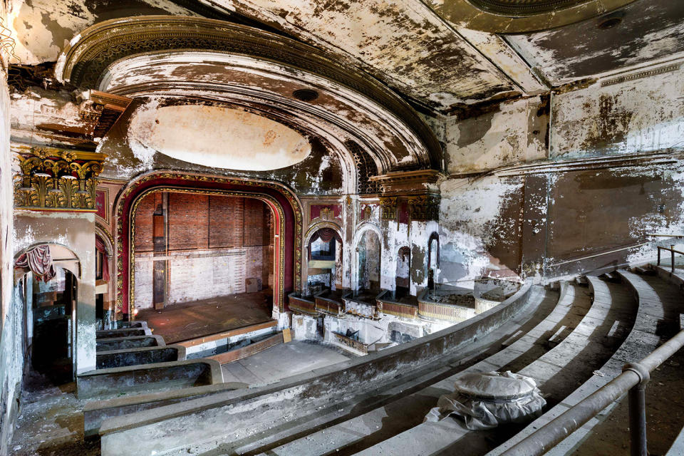 <p>“Nothing makes me happier than seeing one of the places I’ve photographed restored and reused,” he said. “I try to work with organizations that are trying to restore theatres whenever I can.” (Photo: Matt Lambros/Caters News) </p>