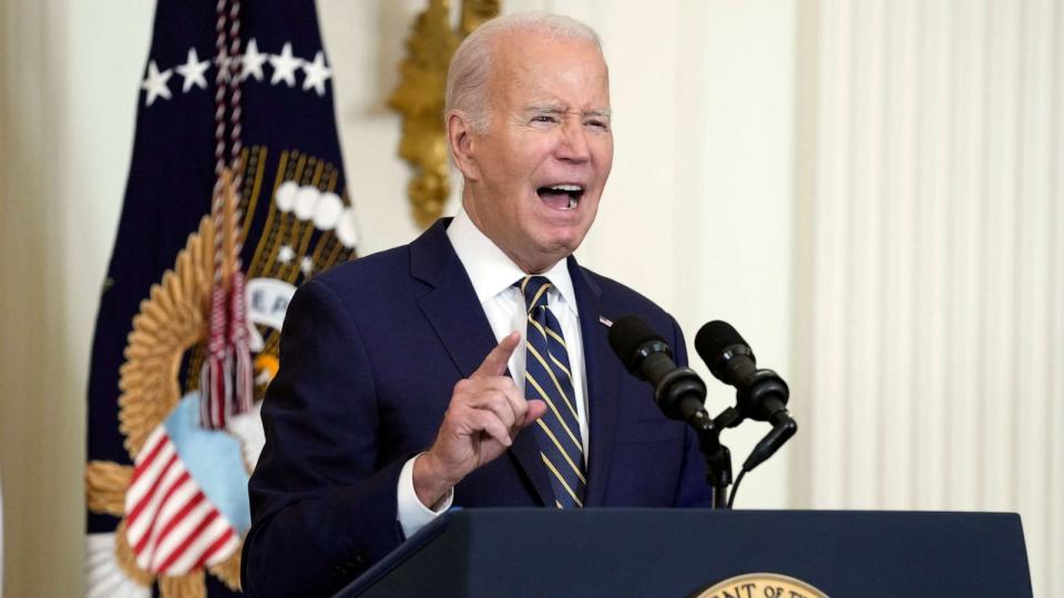 PHOTO: President Joe Biden speaks in the East Room of the White House in Washington, July 25, 2023. (Susan Walsh/AP)