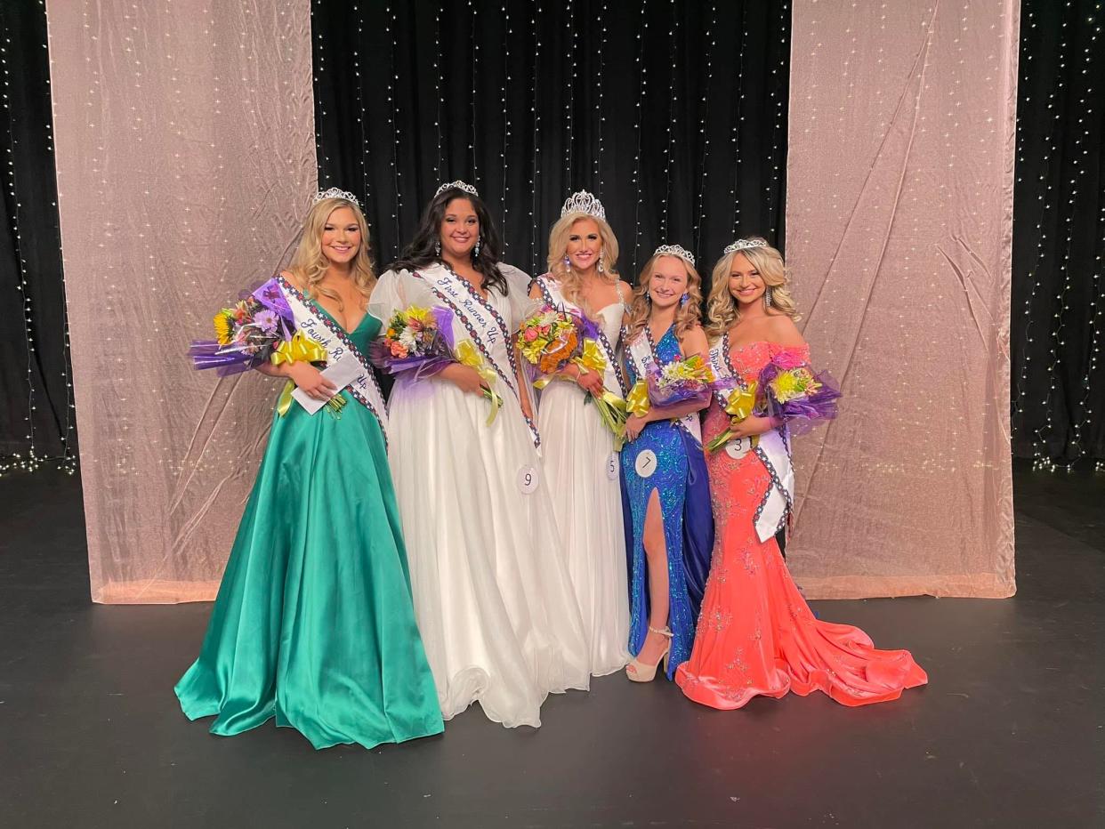 Mule Day 2024 pageant contestants compete in the annual pageant at Columbia State Community College's Cherry Theater.